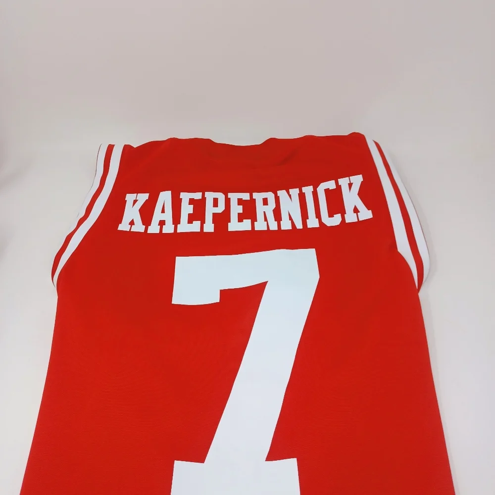 Colin Kaepernick #7 San Francisco 49ers Red Sleeveless Jersey